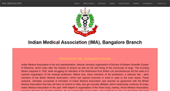 Desktop Screenshot of ima-bangalore.org